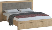 Двуспальная кровать Genesis Мебель Svetlana 1 1600 (дуб золотой/Paris 03) - 