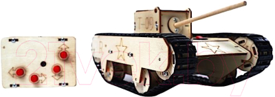 Конструктор управляемый Вольтик Танк на радиоуправлении с мотором / С37d