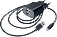 

Зарядное устройство сетевое GAL, UC-2479 в комплекте с кабелем USB A - Micro USB 2.1 А