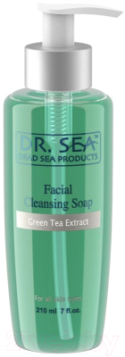 Мыло для умывания Dr. Sea Очищающее с экстрактом зеленого чая (210мл)