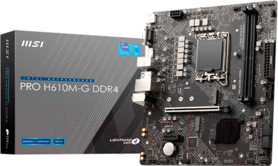 Материнская плата MSI Pro H610M-G DDR4