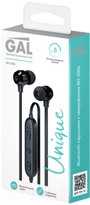 GAL BH-2004 Bluetooth (черный) Наушники купить в Минске, Гомеле ...