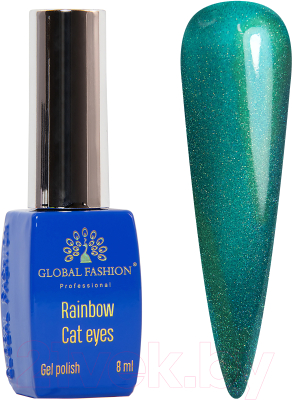 Гель-лак для ногтей Global Fashion Rainbow Laser Cat Eyes 12 (8мл)