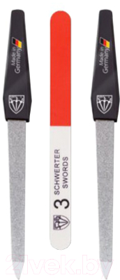 Набор пилок для ногтей Three Swords Сапфировая+пилочка для полировки SВ 944836