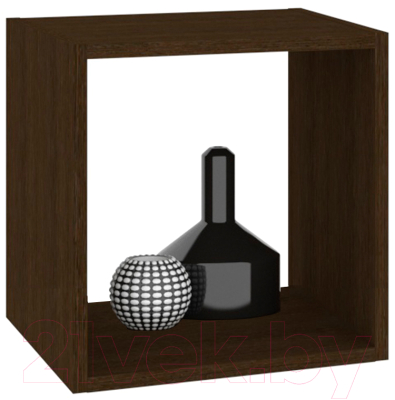 Полка-ячейка Кортекс-мебель Дельта-1 36x36 (венге)