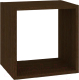 Полка-ячейка Кортекс-мебель Дельта-1 36x36 (венге) - 
