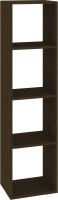 Стеллаж Кортекс-мебель Дельта-4 36x140 (венге) - 