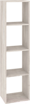 Стеллаж Кортекс-мебель Дельта-4 36x140 (дуб монтерей)