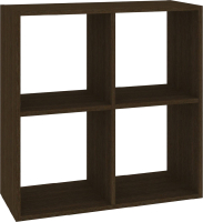 Стеллаж Кортекс-мебель Дельта-4к 71x71 (венге) - 