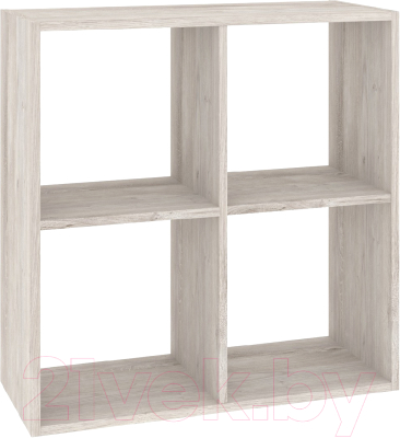 Стеллаж Кортекс-мебель Дельта-4к 71x71 (дуб монтерей)