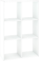 Стеллаж Кортекс-мебель Дельта-6 71x105 (белый) - 