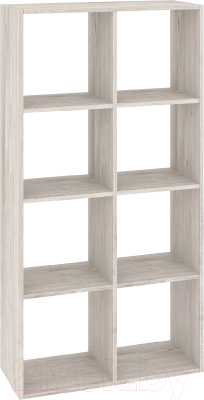 Стеллаж Кортекс-мебель Дельта-8 71x140 (дуб монтерей)