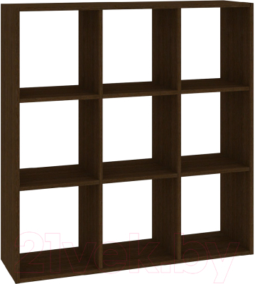 Стеллаж Кортекс-мебель Дельта-9 105x105 (венге)