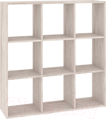 Стеллаж Кортекс-мебель Дельта-9 105x105 (дуб монтерей)