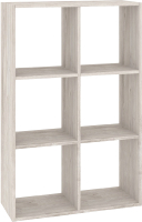 Стеллаж Кортекс-мебель Дельта-6 71x105 (дуб монтерей) - 