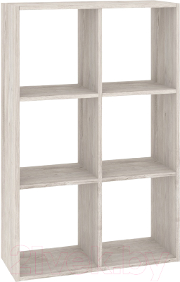 Стеллаж Кортекс-мебель Дельта-6 71x105 (дуб монтерей)