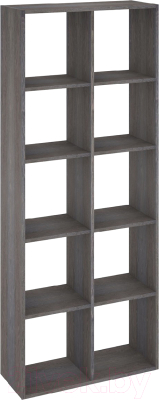 Стеллаж Кортекс-мебель Дельта-10 71x175 (береза)