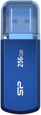 Usb flash накопитель Silicon Power Helios 202 USB3.2 256GB Gen1 Blue (SP256GBUF3202V1B)