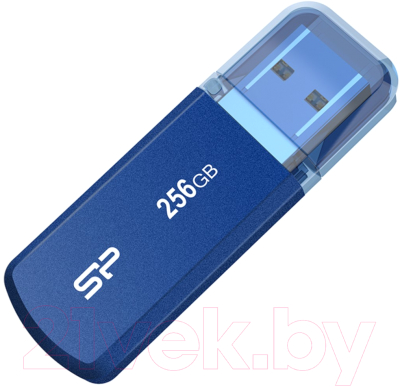 Usb flash накопитель Silicon Power Helios 202 USB3.2 256GB Gen1 Blue (SP256GBUF3202V1B)