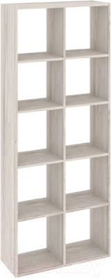 Стеллаж Кортекс-мебель Дельта-10 71x175 (дуб монтерей)
