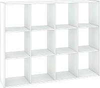 Стеллаж Кортекс-мебель Дельта-12 140x105 (белый) - 