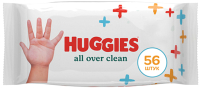 Влажные салфетки детские Huggies All Over Clean (56шт) - 