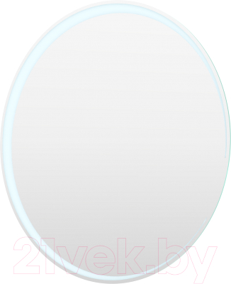 Зеркало Пекам Luna 71x71 / Luna-71x71 (с подсветкой, с механической клавишей включения)