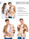 Миниатюра изображения товара Эрго-рюкзак Amarobaby Carry / AB22-30CARRY/03 (бежевый)