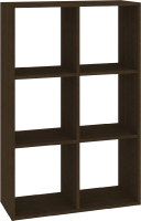 Стеллаж Кортекс-мебель Дельта-6 71x105 (венге) - 