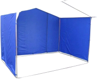 Торговая палатка Митек Домик 2х2 (белый/синий) - 