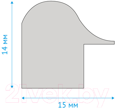 Изображение товара Рамка OfficeSpace №5 / 296456 (белый)