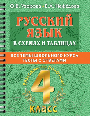 Учебное пособие АСТ Русский язык в схемах и таблицах. Все темы школьного курса 4 кл (Узорова О.В., Нефедова Е.А.)