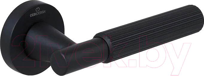 Ручка дверная Cebi Soho Striped МР24 (в полоску, черный)