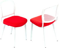 Набор стульев Бюрократ KF-8W (2шт, красный) - 