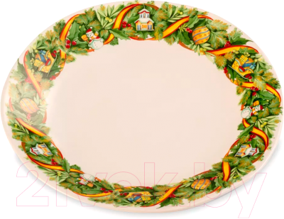 Тарелка столовая обеденная Palais Royal Italian tradition / 1022321 (зеленый)