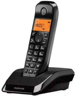 Беспроводной телефон Motorola S1201 (черный)