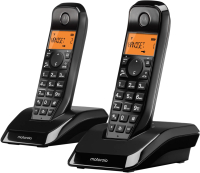 Беспроводной телефон Motorola S1202 (черный) - 
