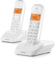 Беспроводной телефон Motorola S1202 (белый) - 