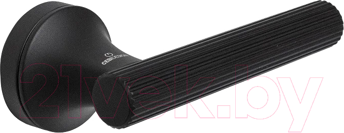 Ручка дверная Cebi Oxo Striped МР24 (в полоску, черный)
