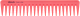 Расческа Janeke Supercomb 82871PFL (неон теплый розовый) - 