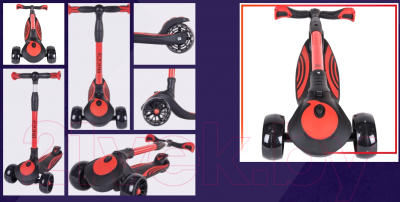 Изображение товара Самокат детский Tech Team Buggy (розовый)
