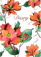 

Ежедневник, Diary Цветочный мотив / 61457