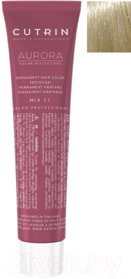 

Крем-краска для волос Cutrin, Блонд, Aurora Permanent Hair Color 10.36