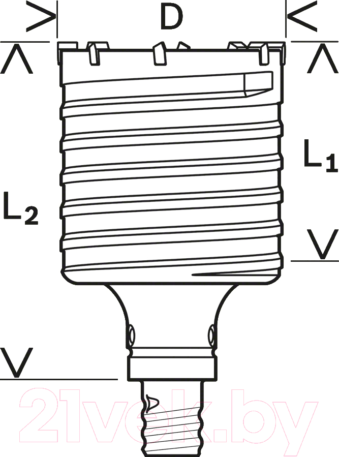 Коронка Bosch SDS-max 2.608.580.518