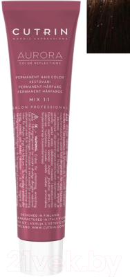 Крем-краска для волос Cutrin Aurora Permanent Hair Color 6.75 (60мл)