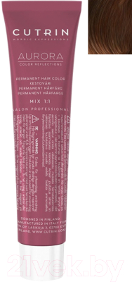 Крем-краска для волос Cutrin Aurora Permanent Hair Color 7.74 (60мл)