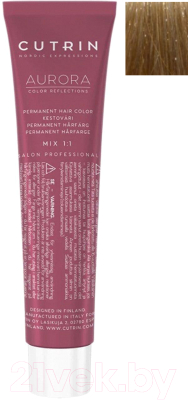 

Крем-краска для волос Cutrin, Русый, Aurora Permanent Hair Color 9.3