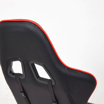 Кресло геймерское Tetchair iCar кожзам (черный/красный)