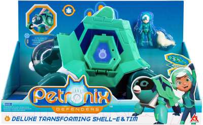 Игровой набор Petronix Мега-трансформер 2 в 1 Шэлли и фигурка / 40615
