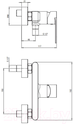 Смеситель Deante Alpinia BGA N40M